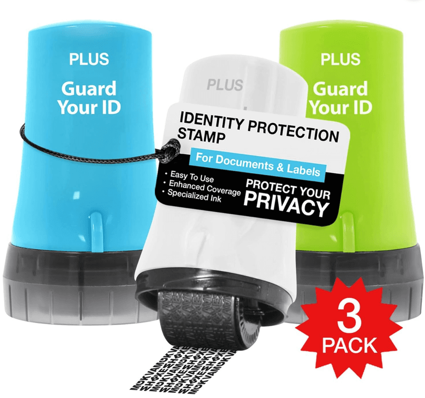 Identity Theft Protection Roller Stamp (3-Pack)