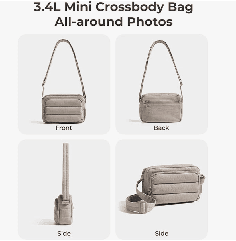 RFID-Blocking Crossbody Bag